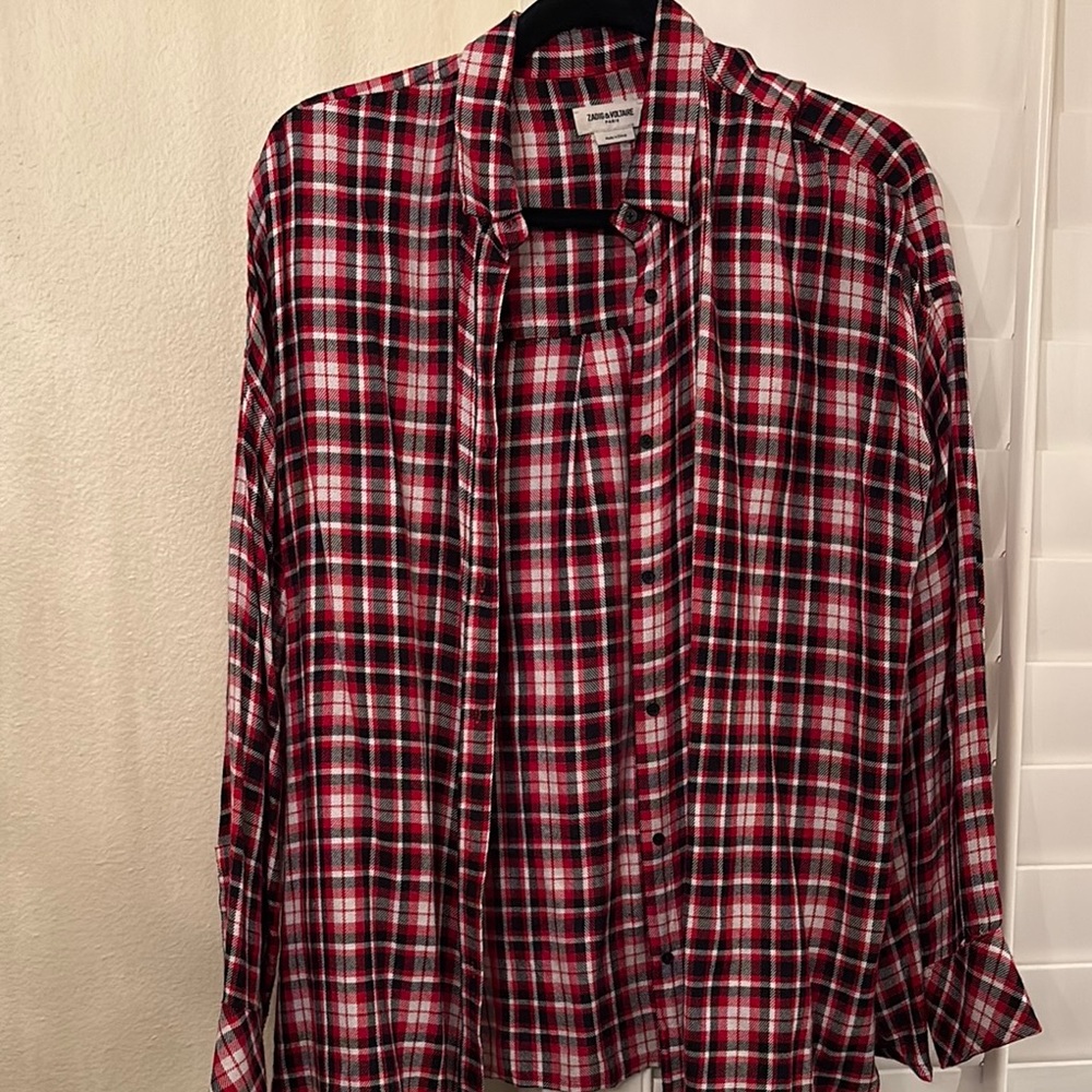 Zadig and Voltaire Checkered shirt.